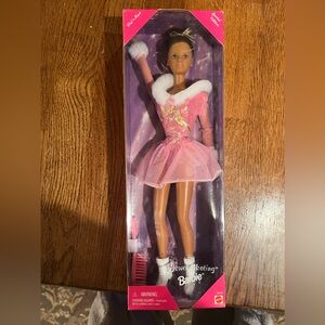 Jewel Skating Barbie Doll 1998 Walmart Special Edition Ice Skates Mattel #23239